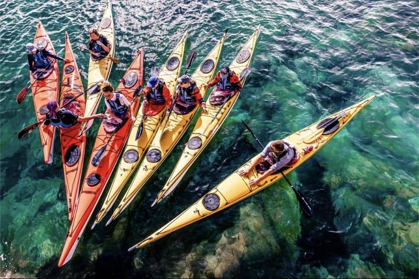 Expérience en kayak de mer