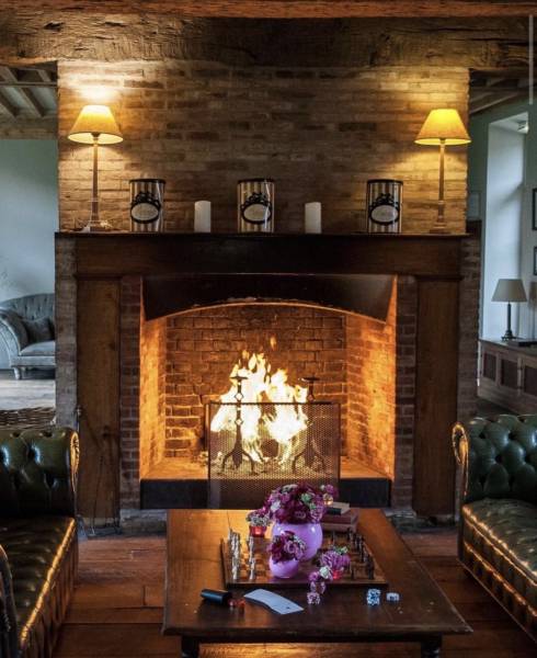 Séminaire au feu de cheminée, au Domaine des Brumes, organisé par Maison Lemaistre