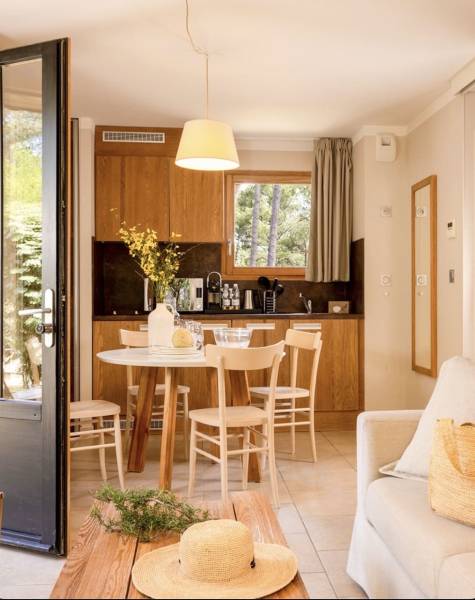 Lodge ambiance naturelle est boisé 