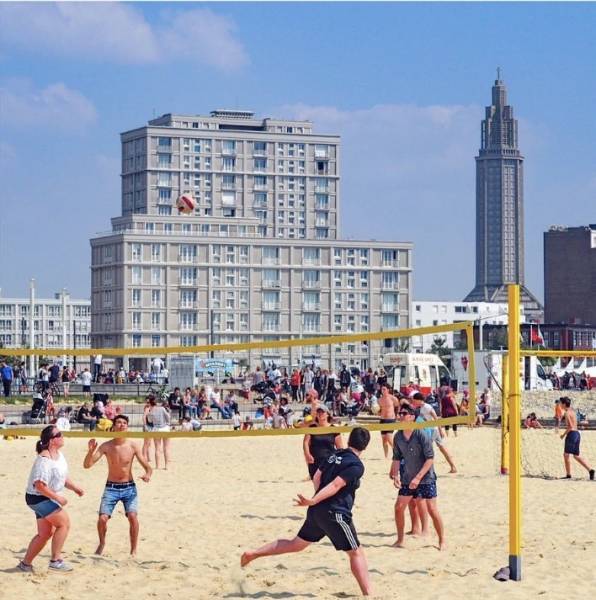 Défis sportifs sur la plage du Havre