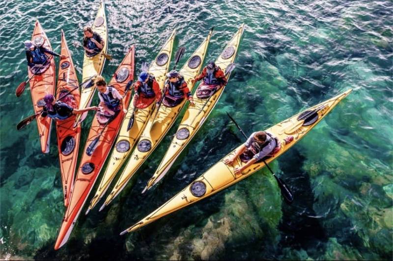 Expérience en kayak de mer