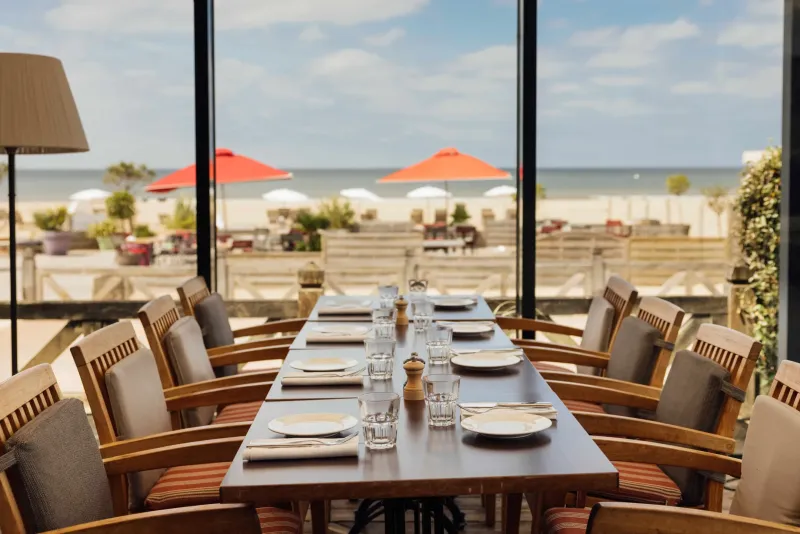 Déjeuner sur la plage de Deauville pour votre séminaire